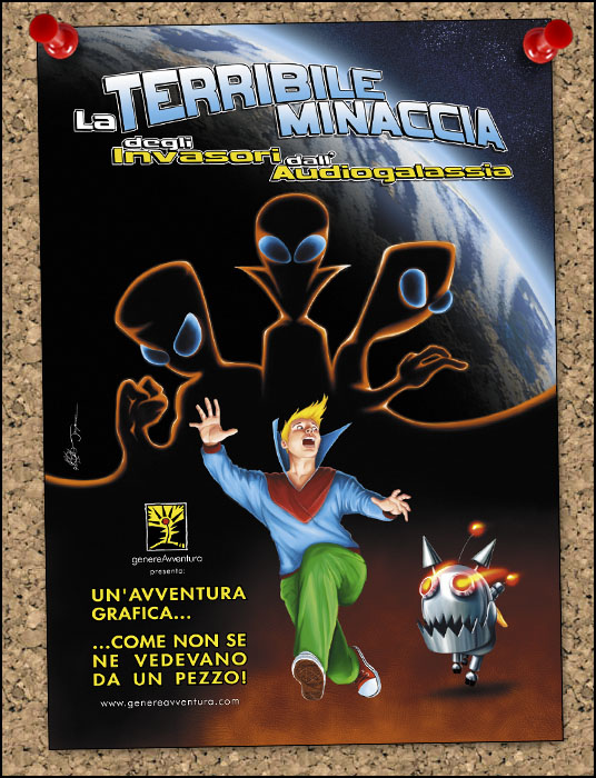 La Terribile Minaccia degli Invasori dall'Audiogalassia: Copertina